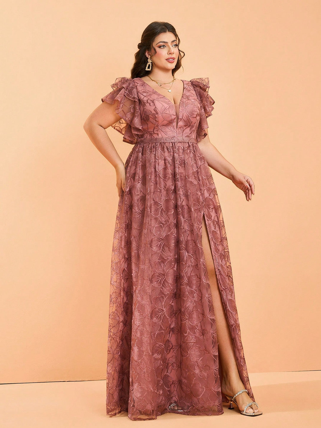Rochie SHEIN, maro