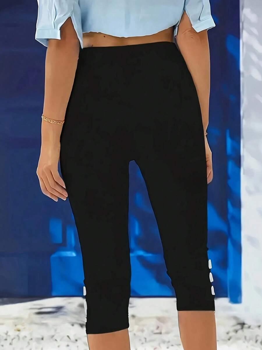 Colanți 3/4 SHEIN, negru