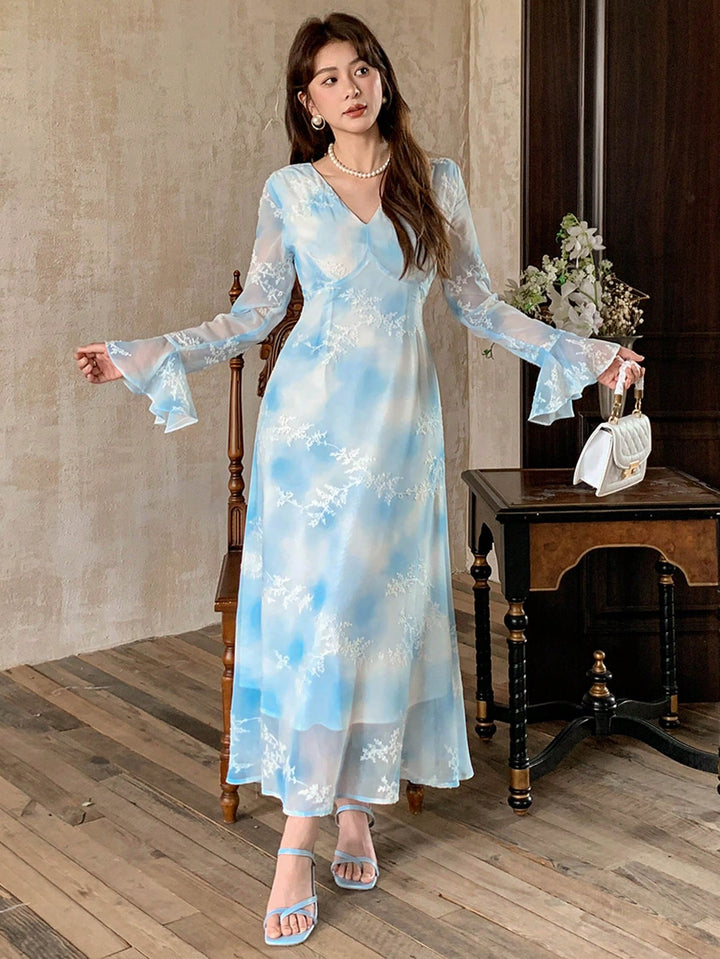 Rochie maxi SHEIN, albastru