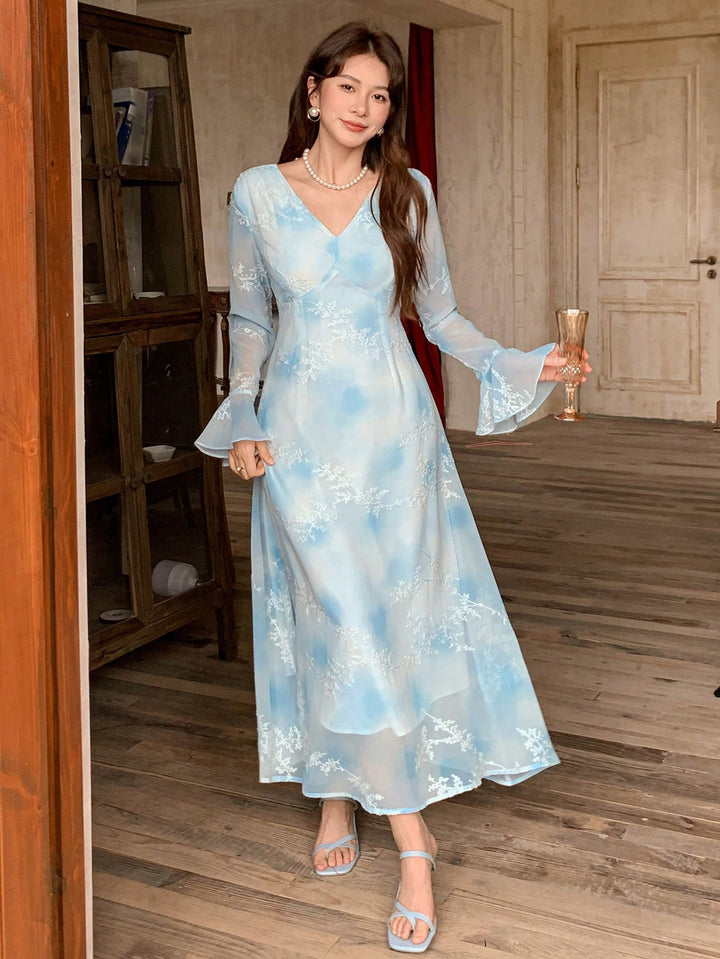 SHEIN Maxi Dress, Blue