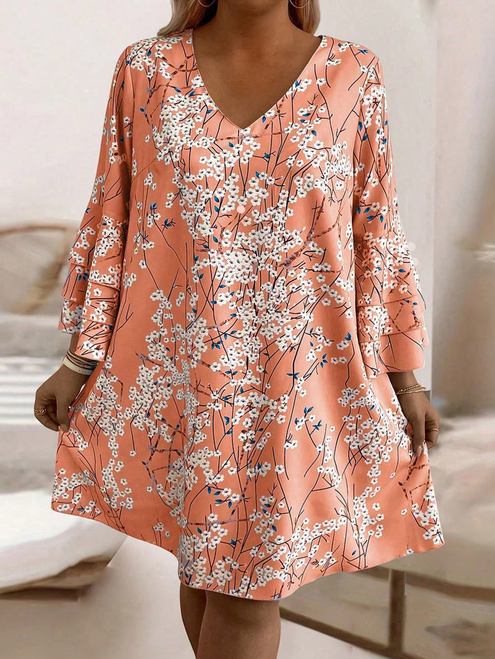 Rochie mini SHEIN CURVE+, mix culori