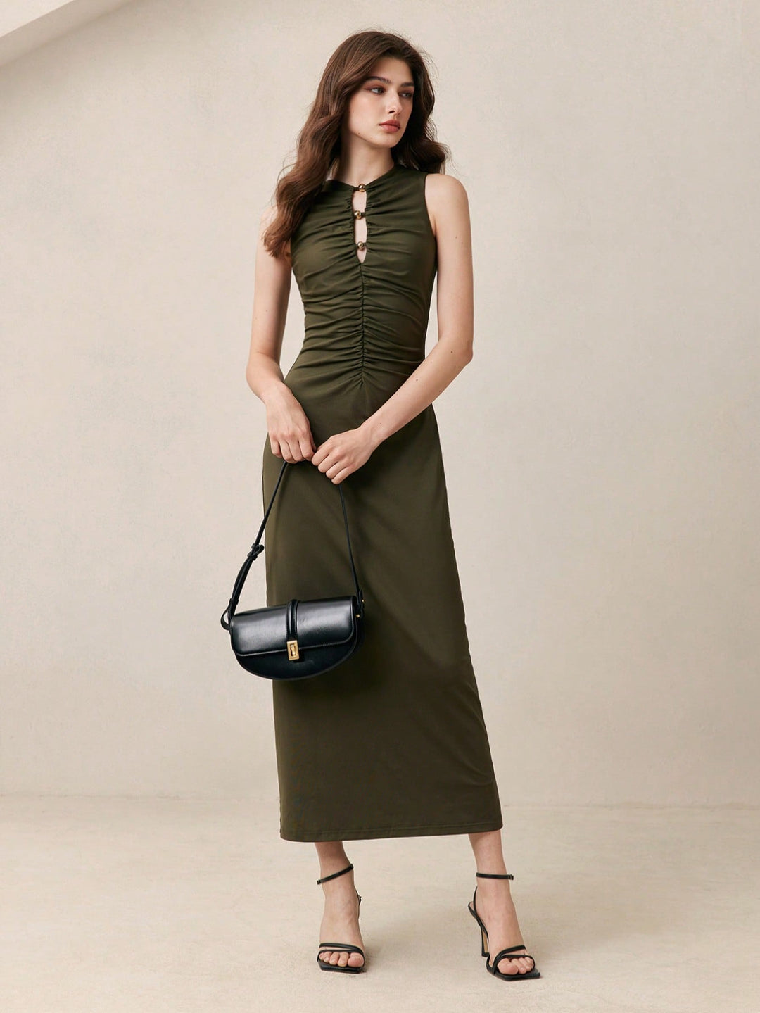 Rochie scurtă SHEIN, verde