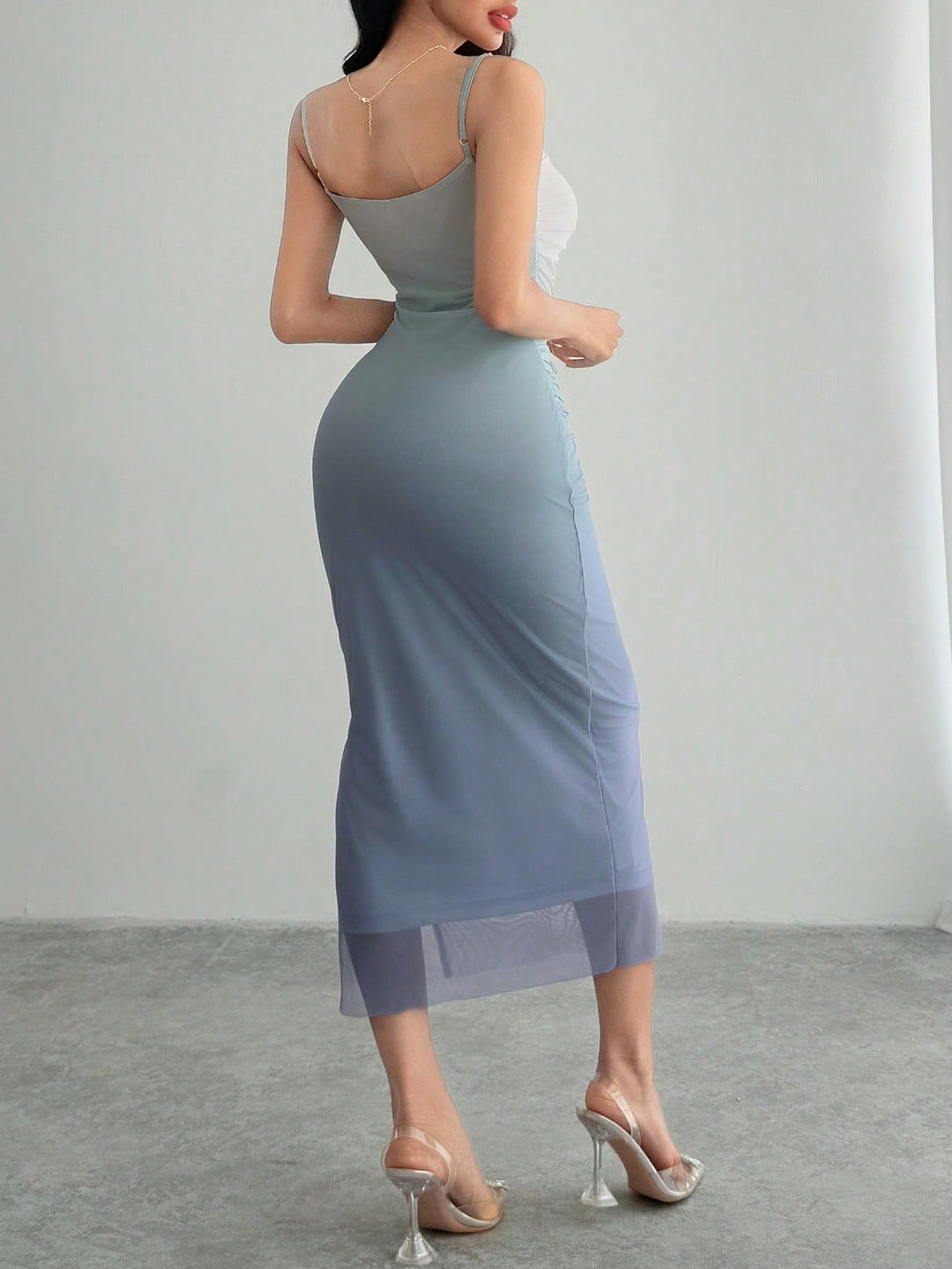 Rochie maxi SHEIN, albastru
