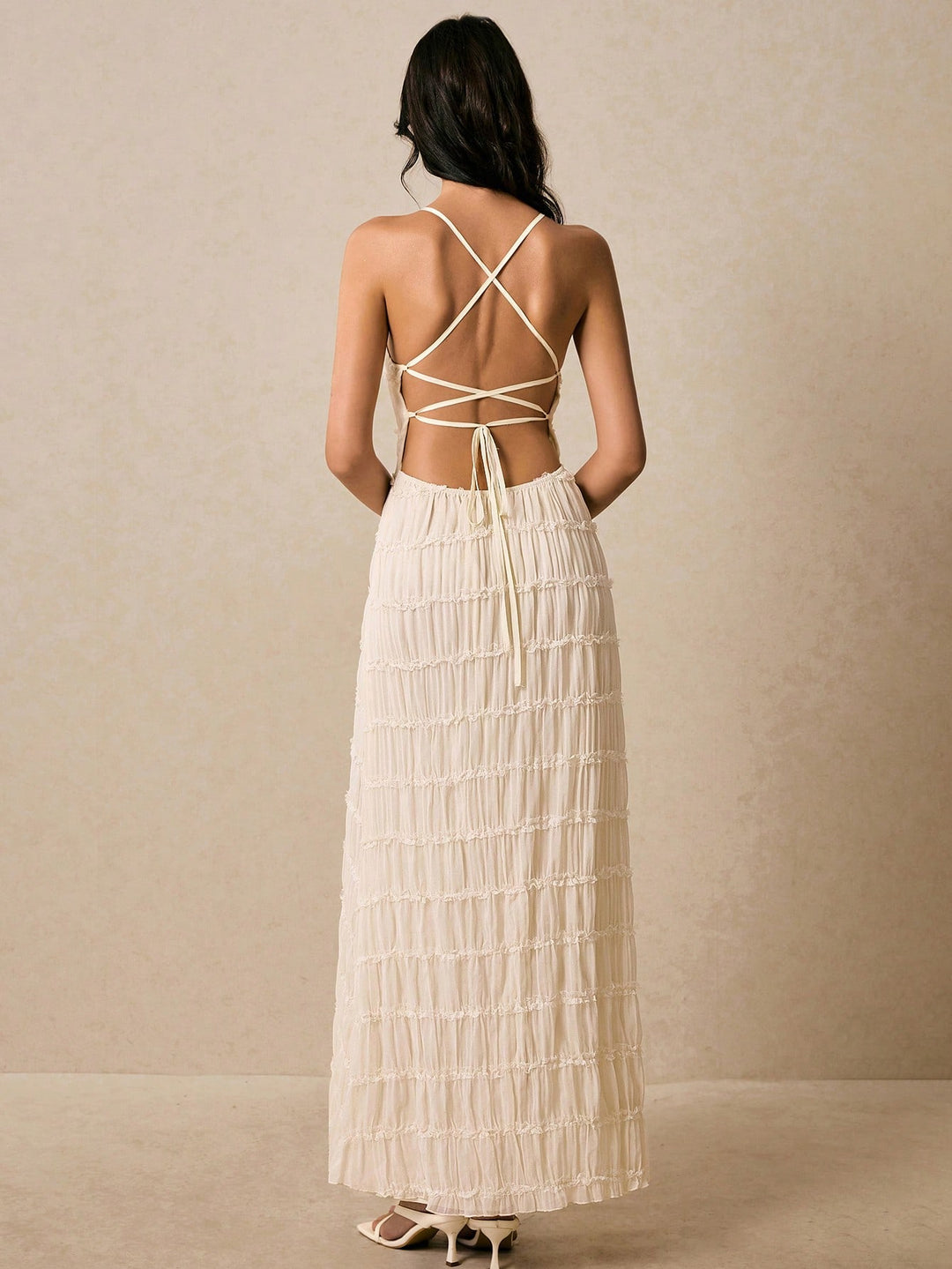 SHEIN maxi ruha, narancssárga