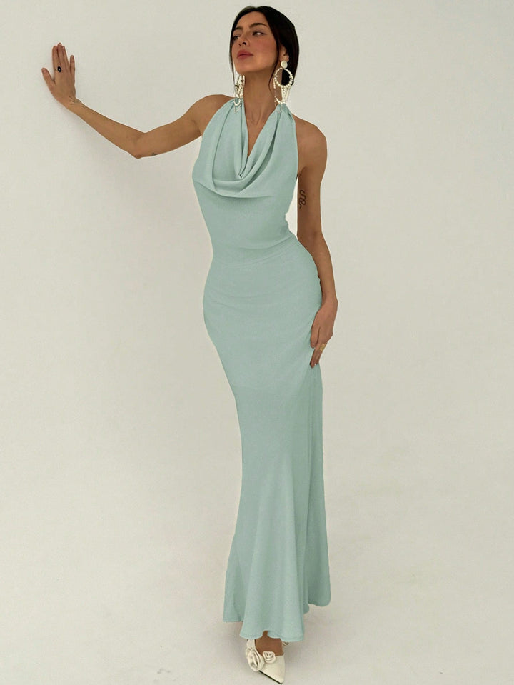 Rochie maxi SHEIN, verde