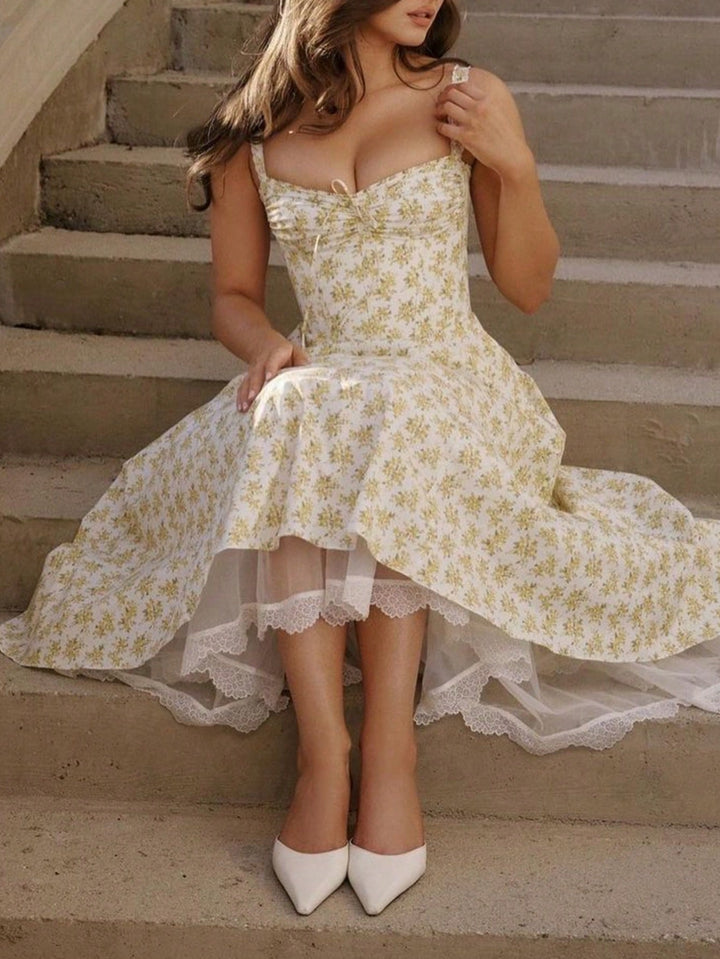 Rochie midi SHEIN, galben