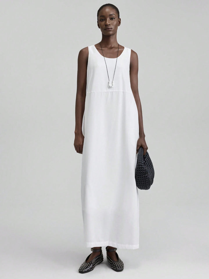 Rochie maxi SHEIN, alb