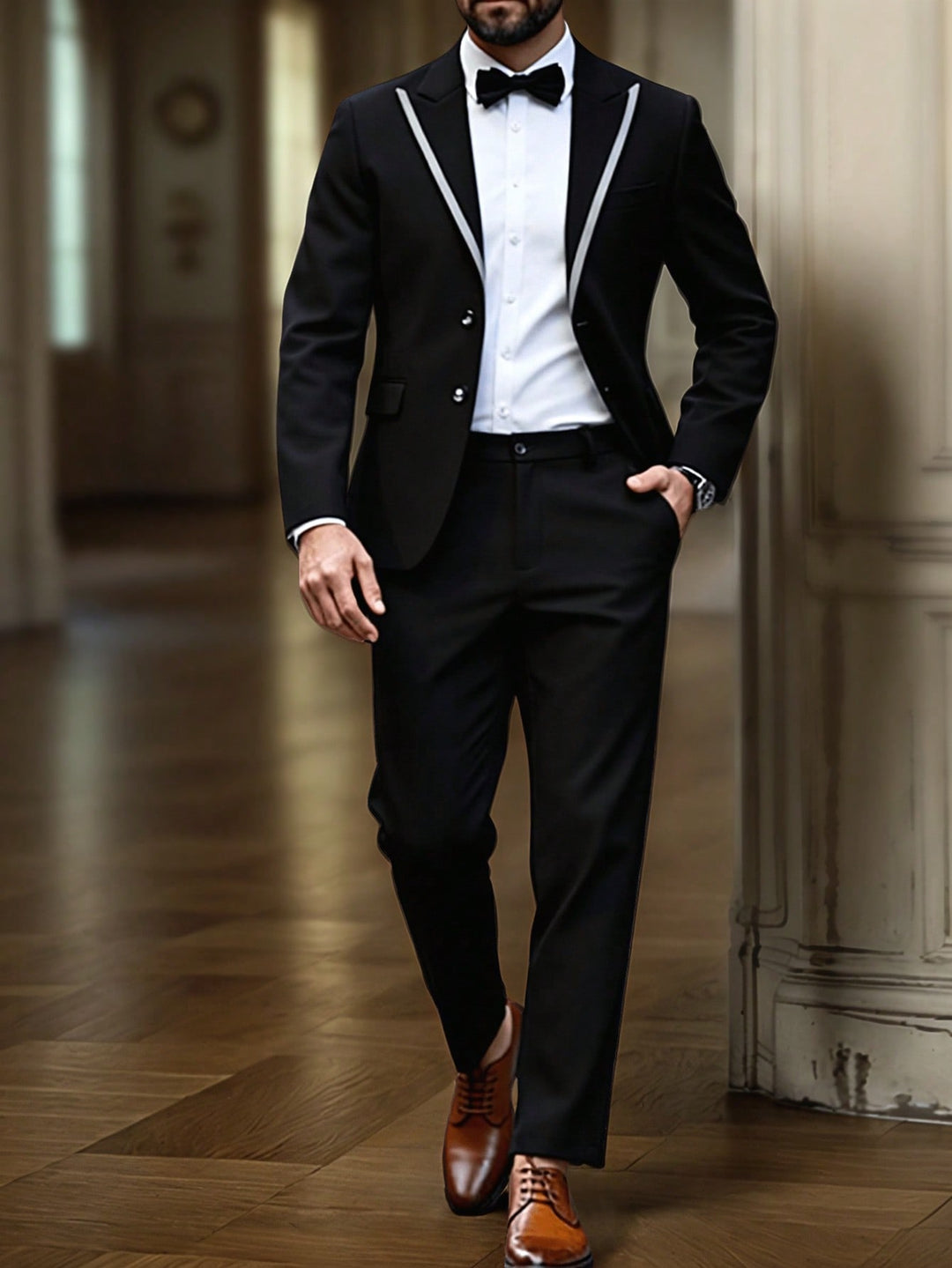 Costum SHEIN, negru