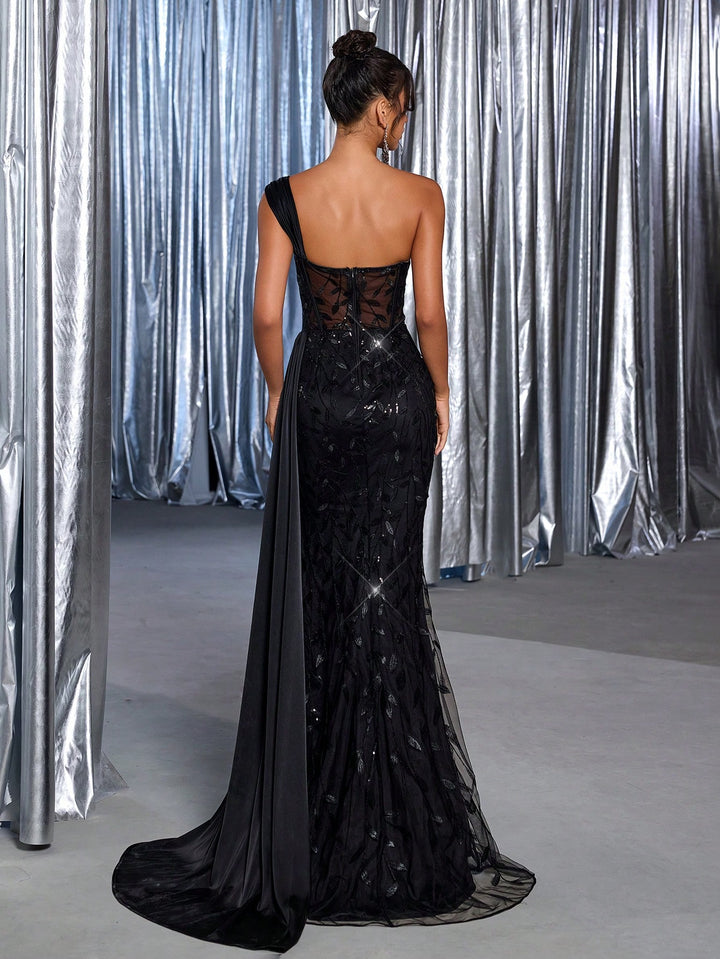 Rochie maxi SHEIN, negru