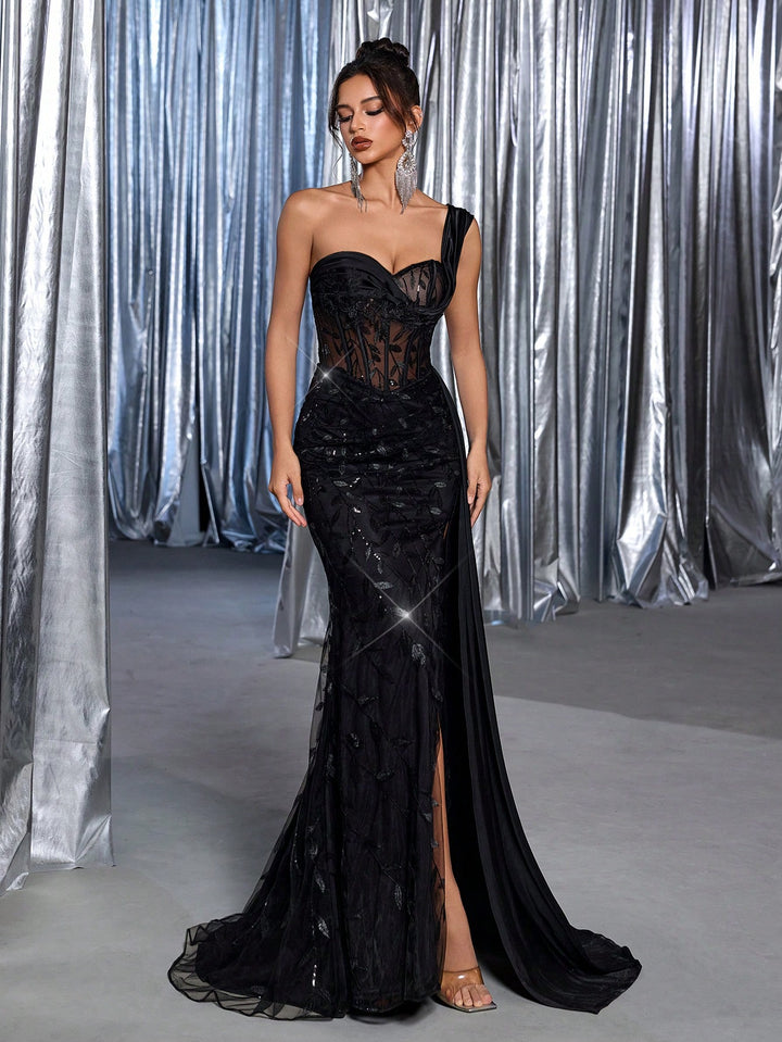 Rochie maxi SHEIN, negru