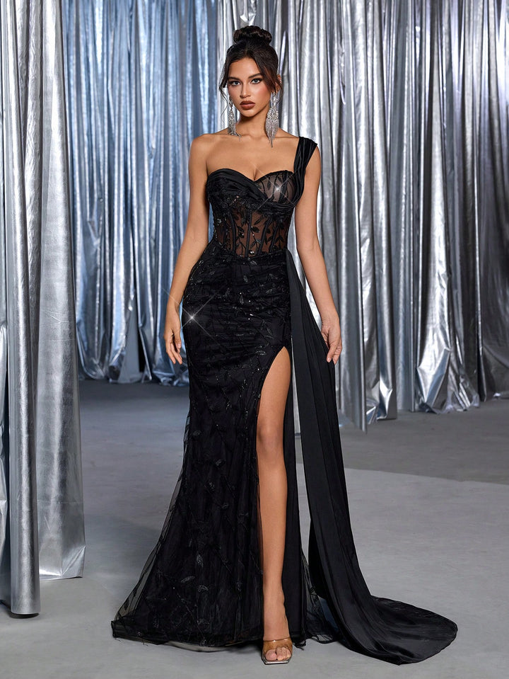 Rochie maxi SHEIN, negru
