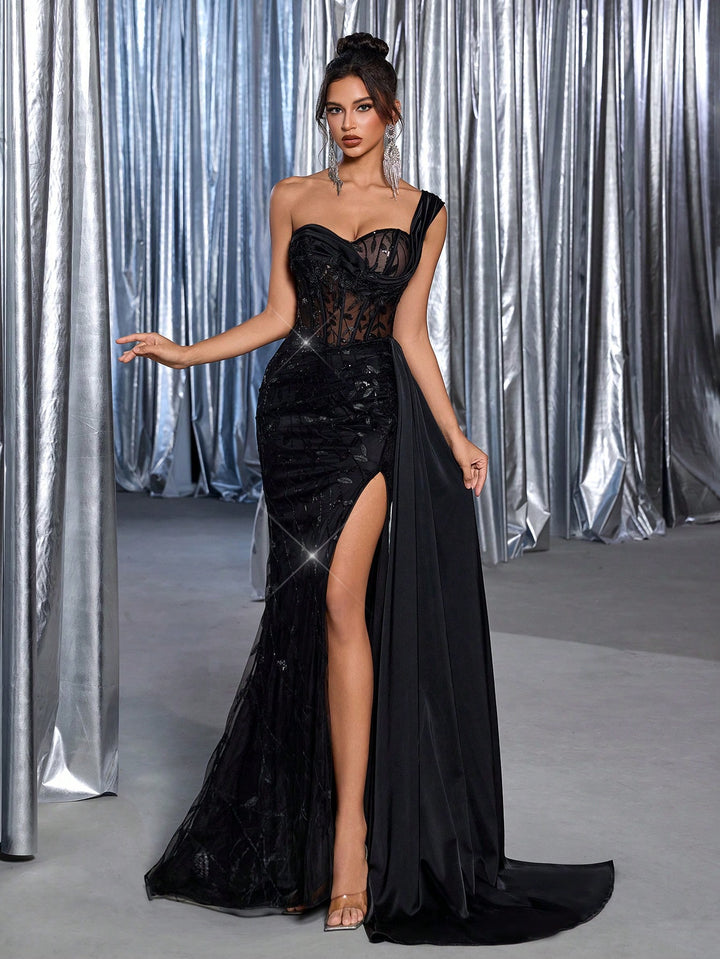 Rochie maxi SHEIN, negru