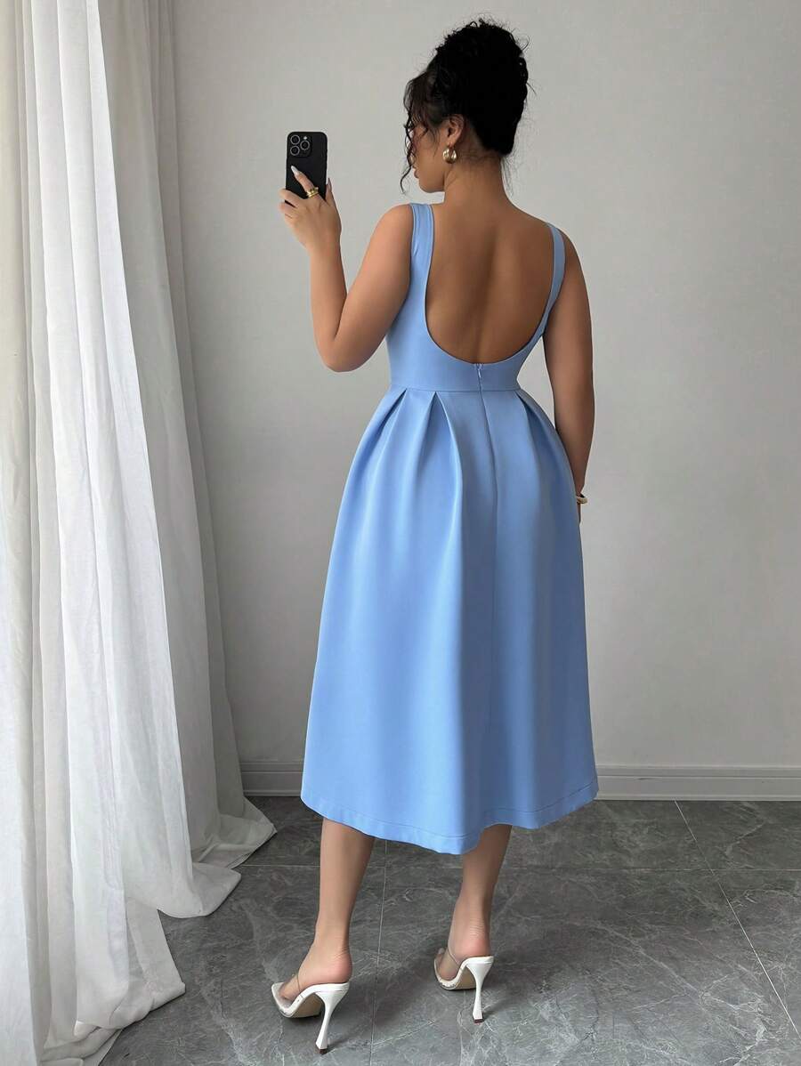 Rochie midi Shein , albastru