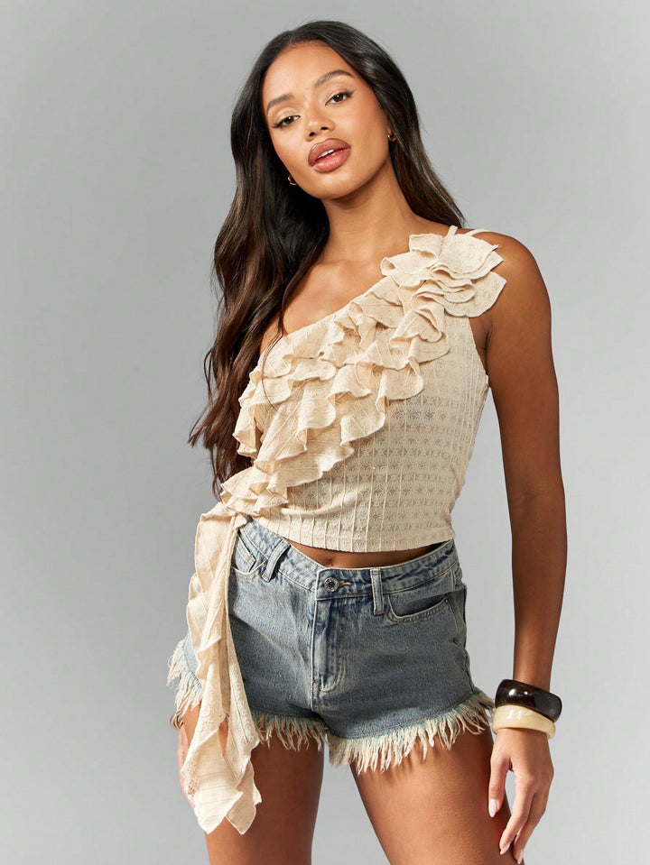 Top SHEIN, kaki
