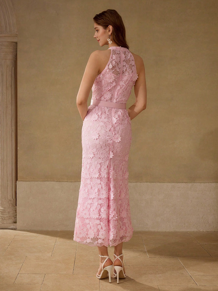 Rochie maxi SHEIN, roz