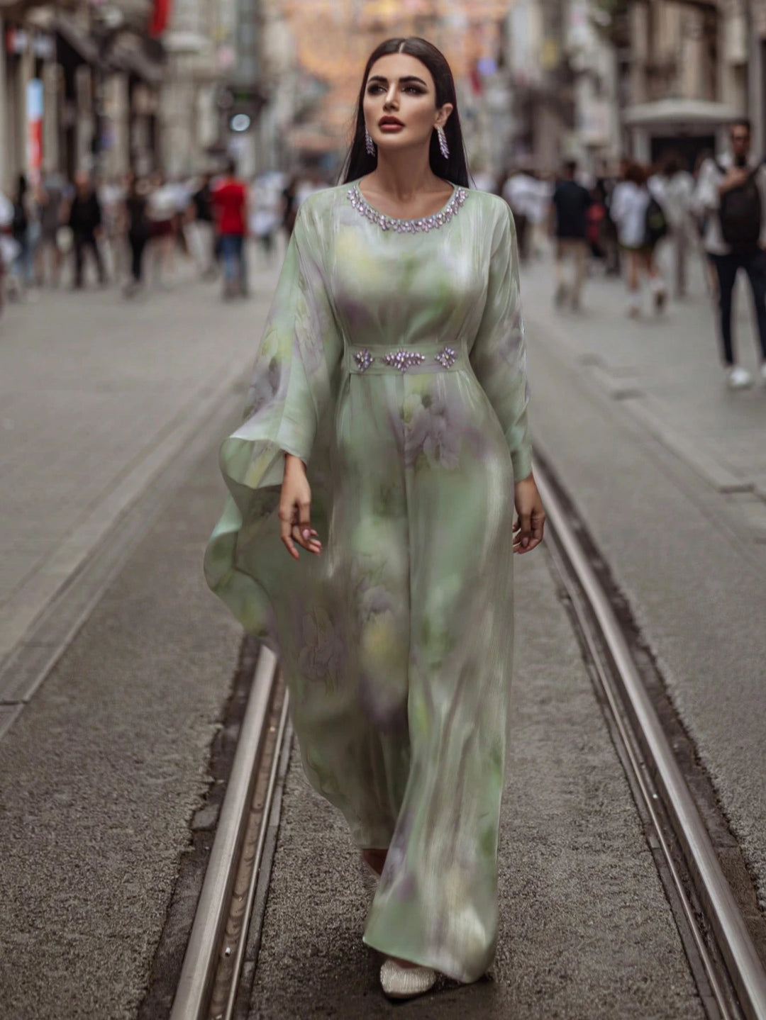 Rochie maxi SHEIN, mix culori