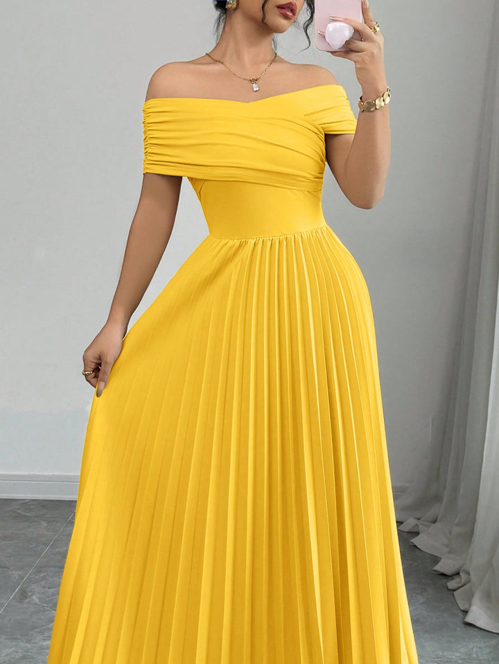 Rochie maxi SHEIN, galben