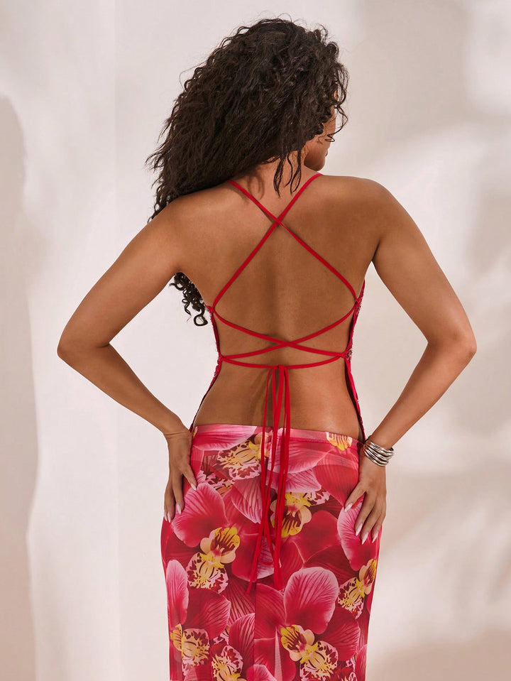 Top SHEIN, piros