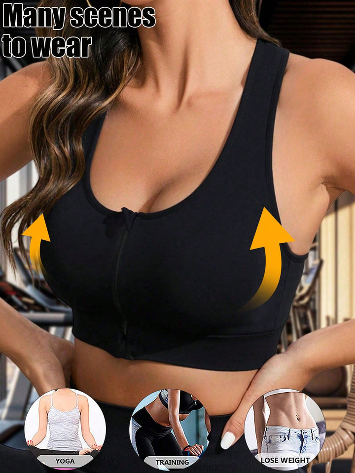 SHEIN sportmelltartó, fekete