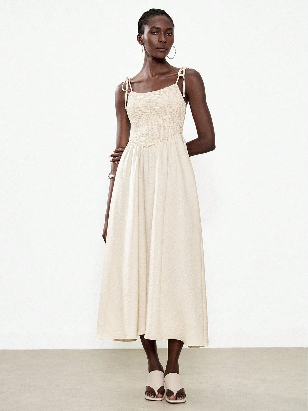 Rochie maxi SHEIN, alb