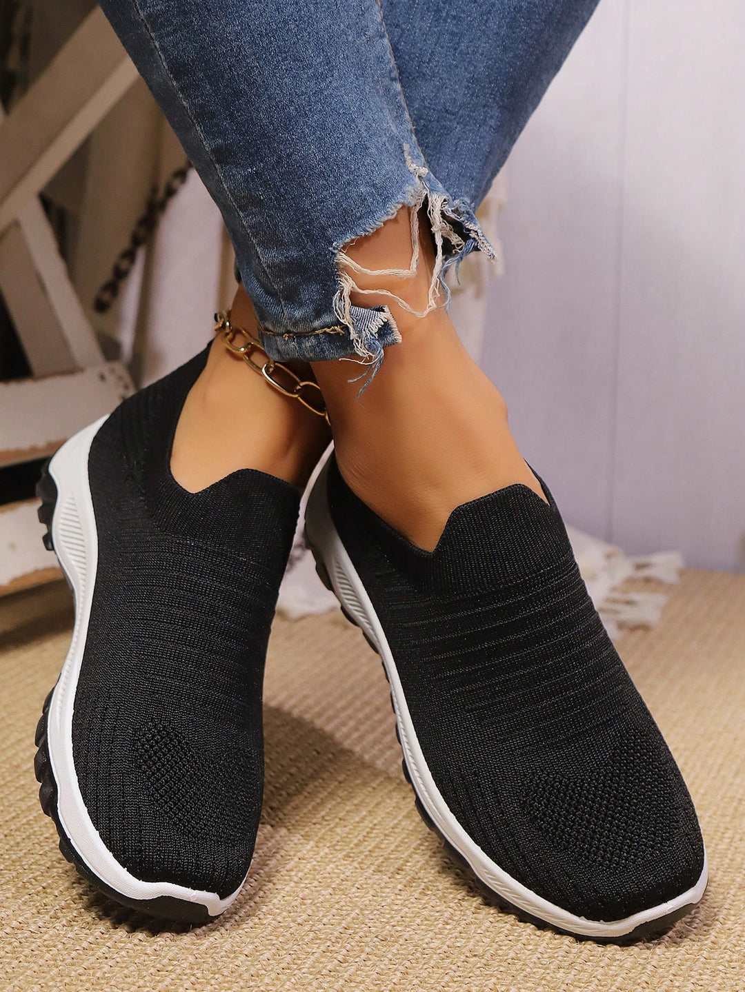 Pantaloni scurți SHEIN, negru