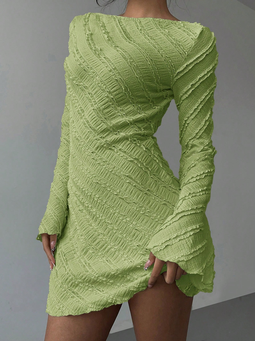SHEIN mini ruha, zöld