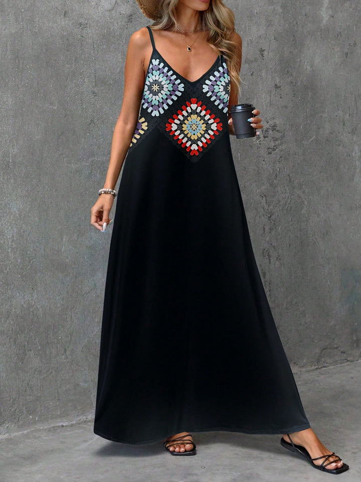 Rochie maxi SHEIN, mix culori