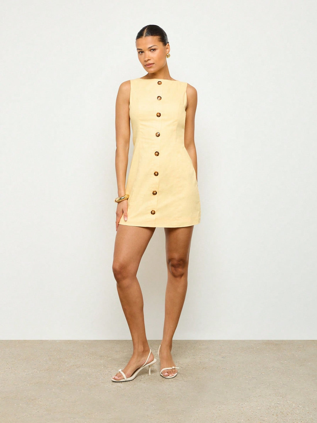 Rochie mini SHEIN, galben