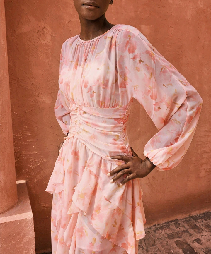 SHEIN Colourmix Midi Dress