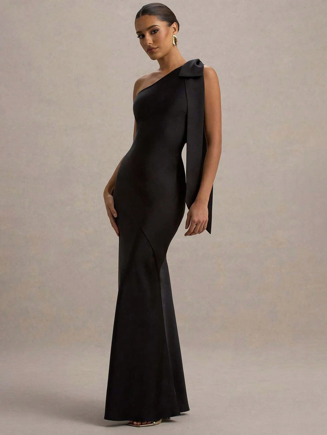 SHEIN maxi ruha, fekete
