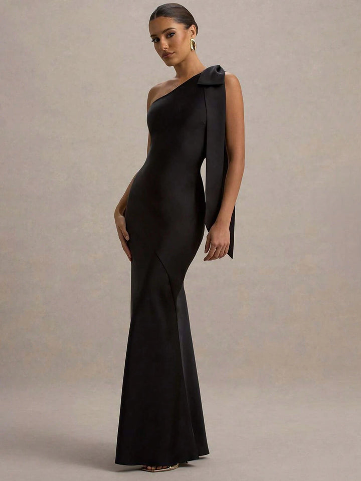 SHEIN maxi ruha, fekete