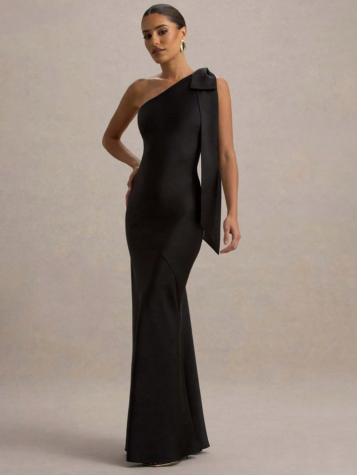 SHEIN maxi ruha, fekete