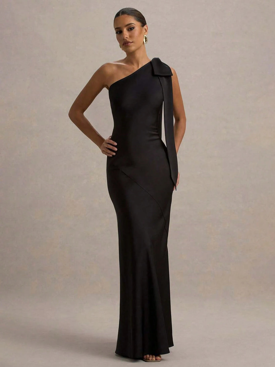 SHEIN maxi ruha, fekete