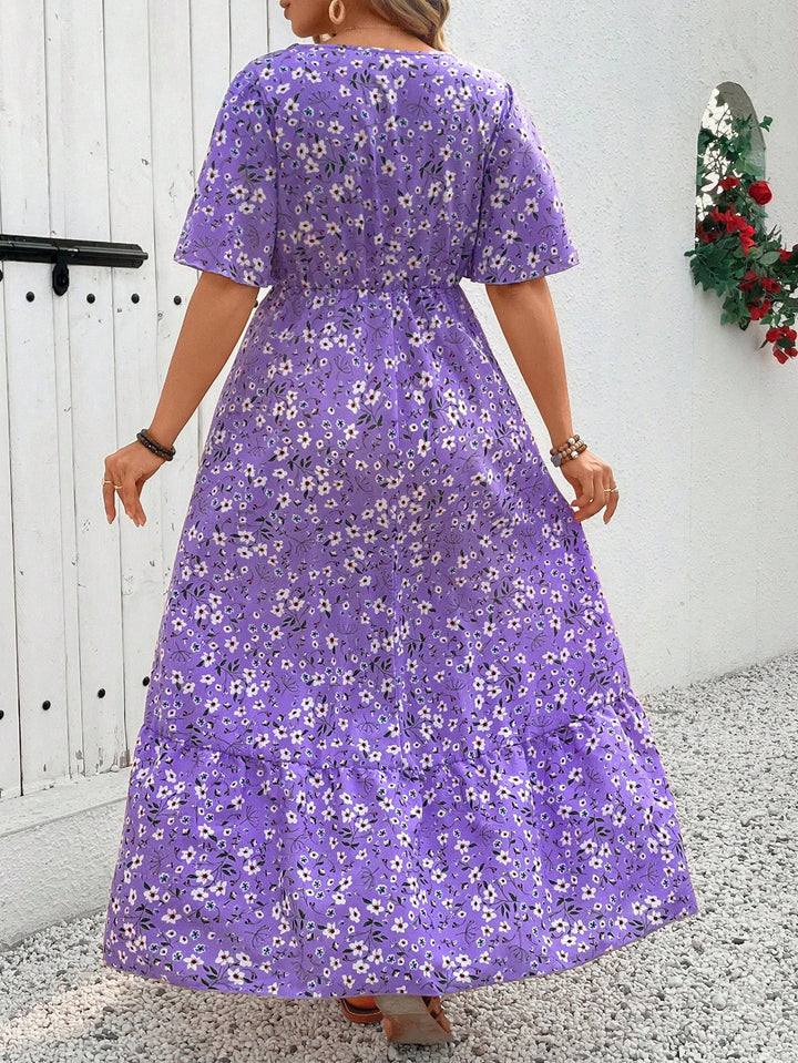 SHEIN maxi ruha, lila