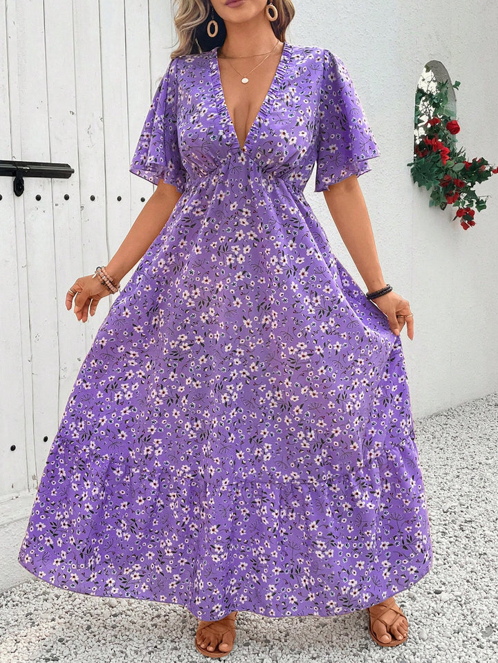 SHEIN maxi ruha, lila