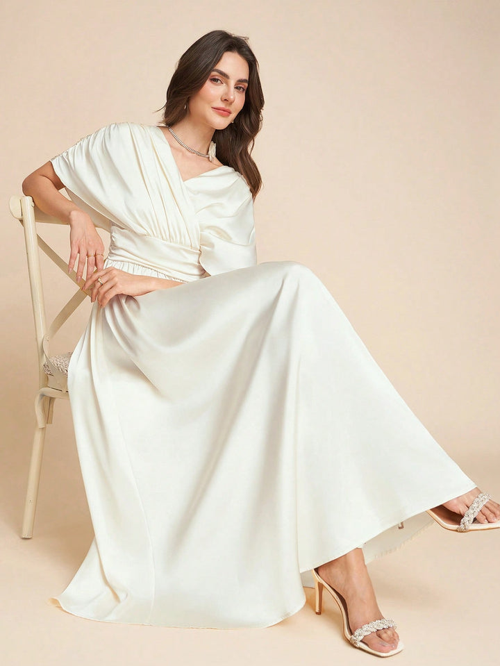 Rochie maxi SHEIN, portocaliu