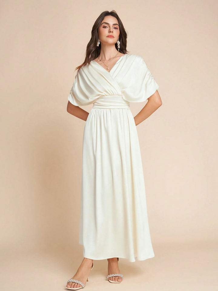 Rochie maxi SHEIN, portocaliu