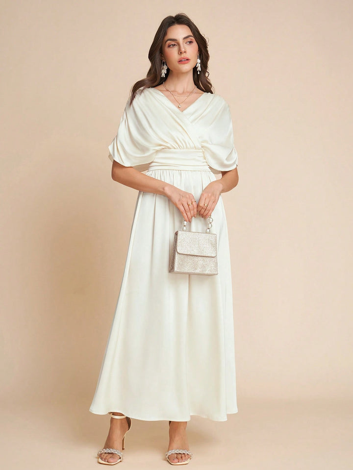 Rochie maxi SHEIN, portocaliu