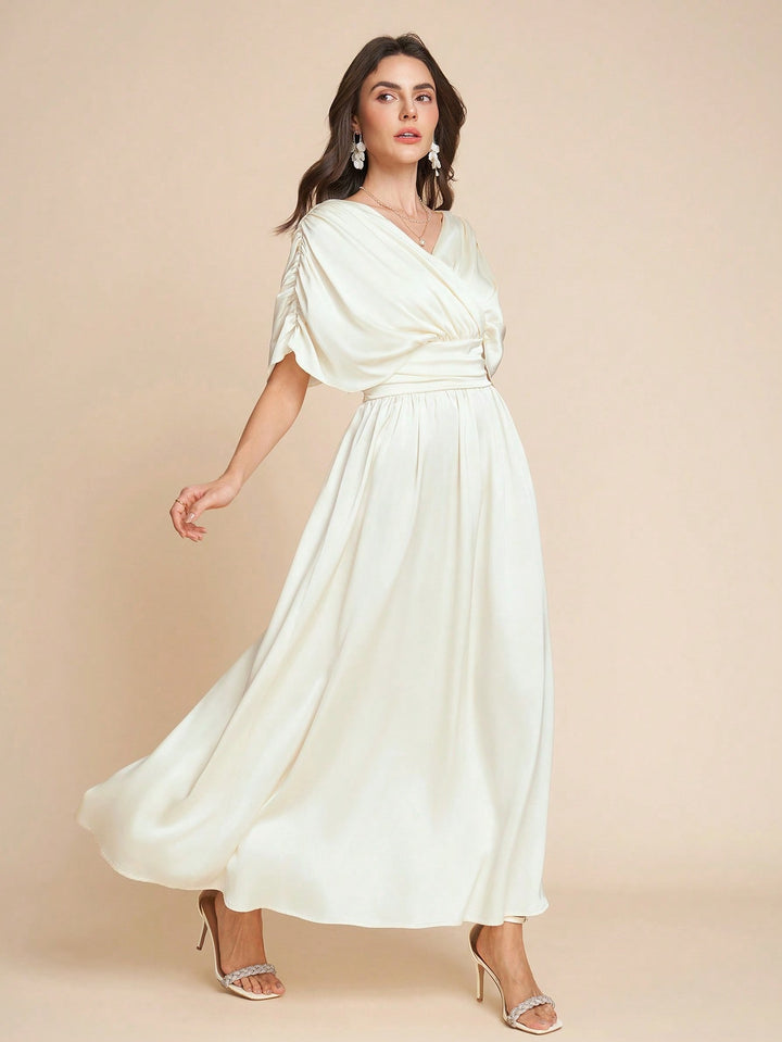 Rochie maxi SHEIN, portocaliu