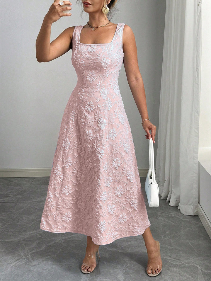 SHEIN maxi ruha, rózsaszín