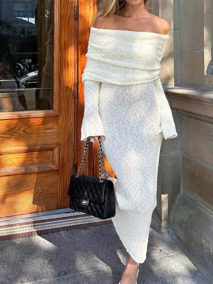 Rochie de plajă SHEIN, crem