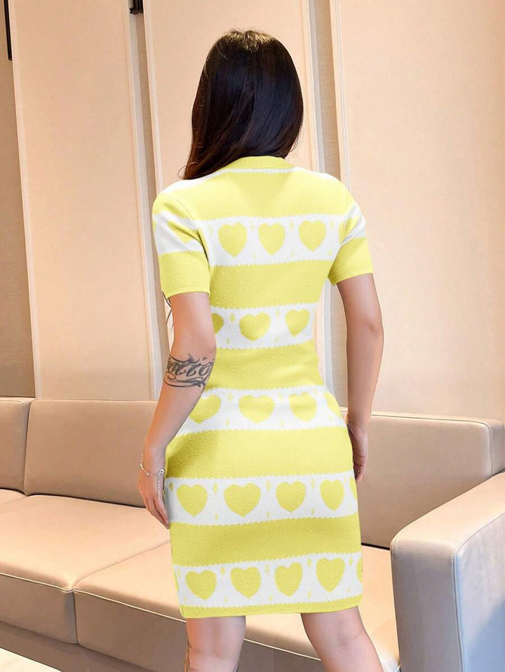 Rochie mini SHEIN, galben