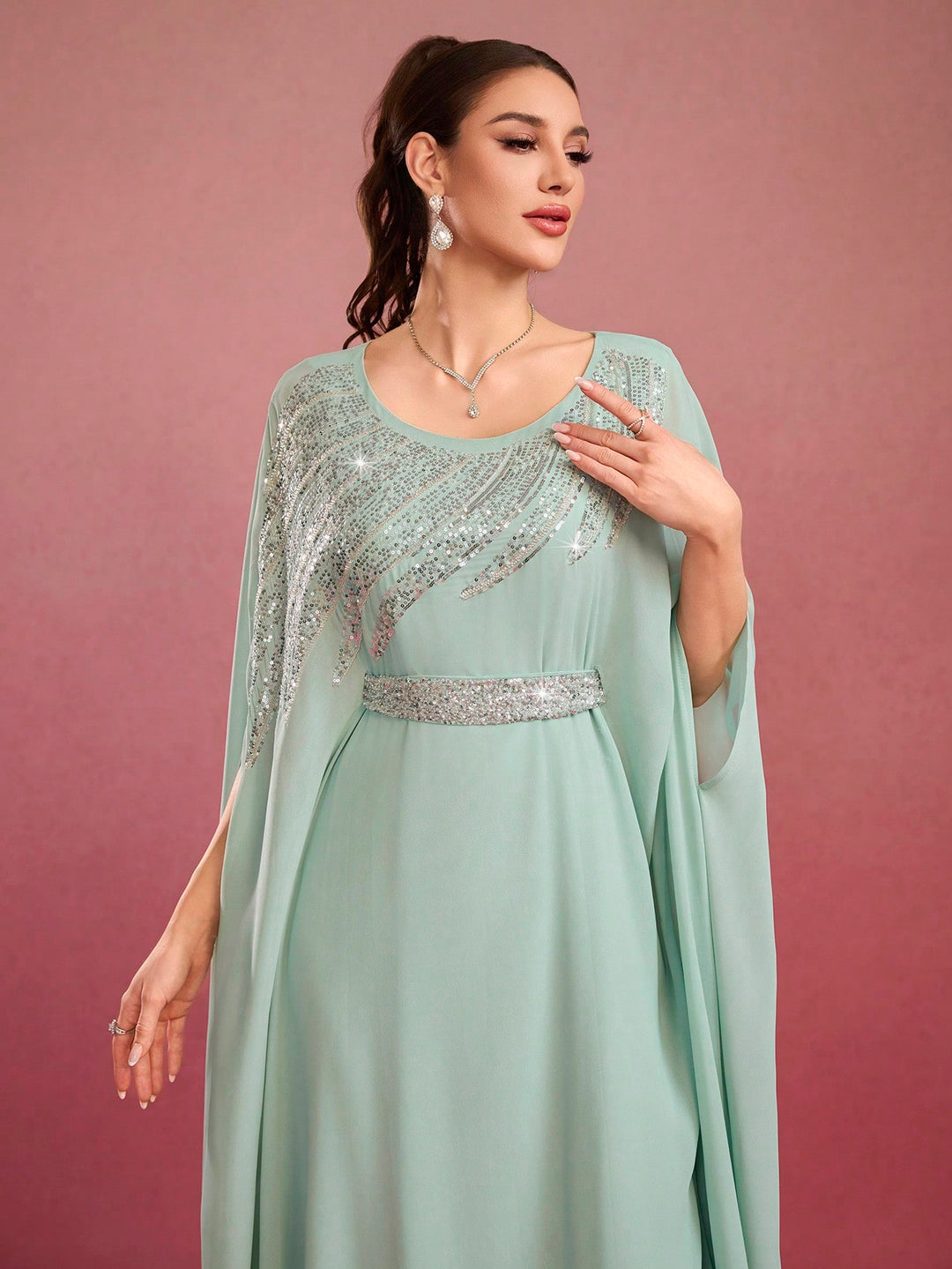 Rochie SHEIN, verde