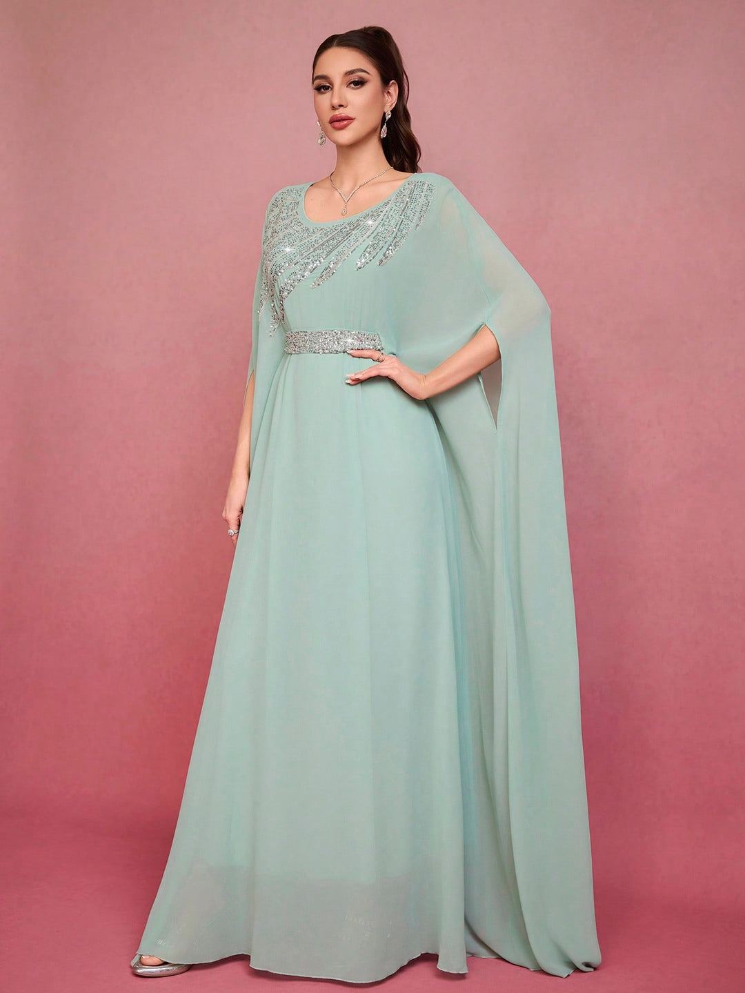 Rochie SHEIN, verde