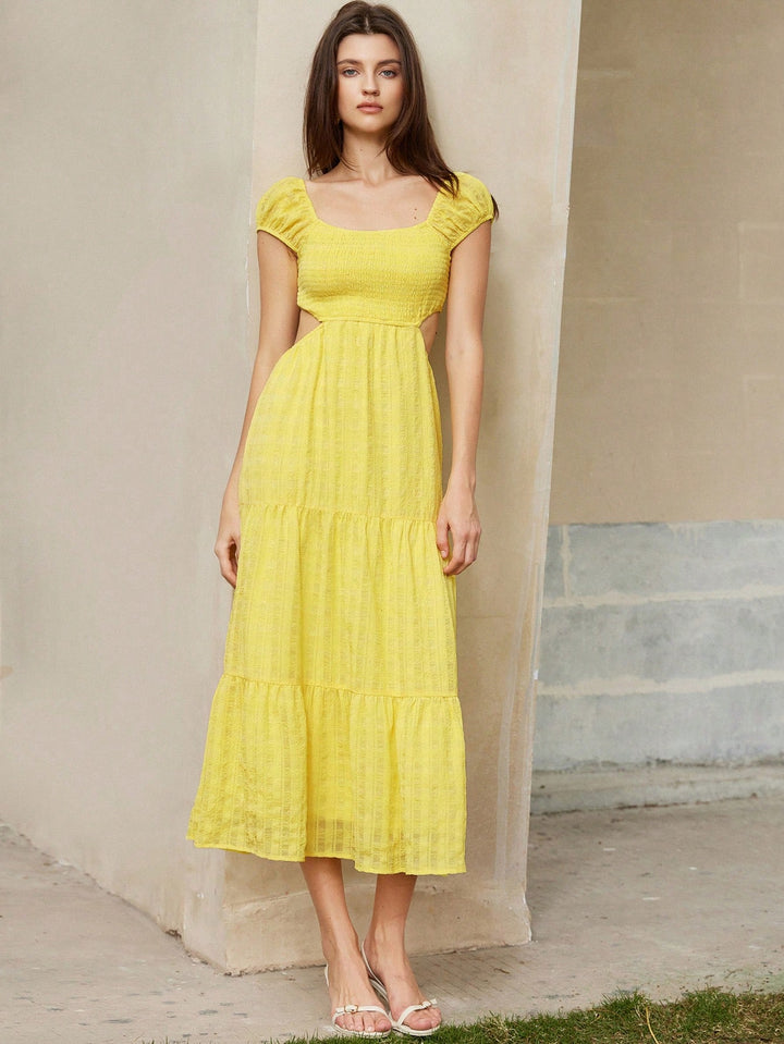 Rochie maxi SHEIN, galben