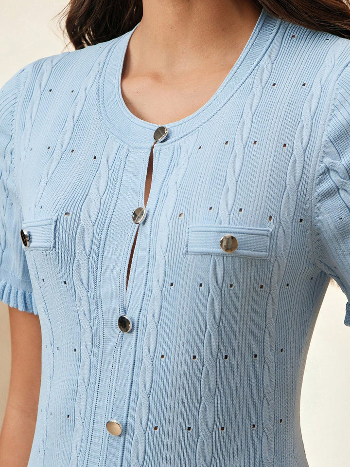 SHEIN maxi ruha, kék