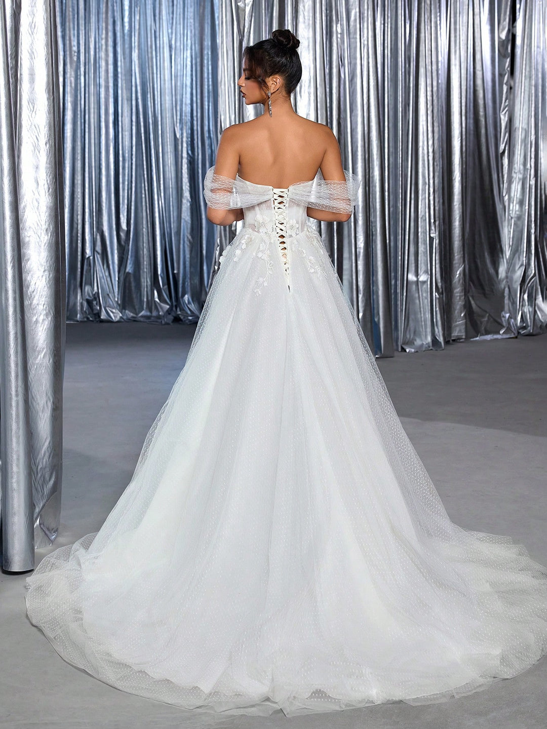 Rochie de mireasă SHEIN, alb