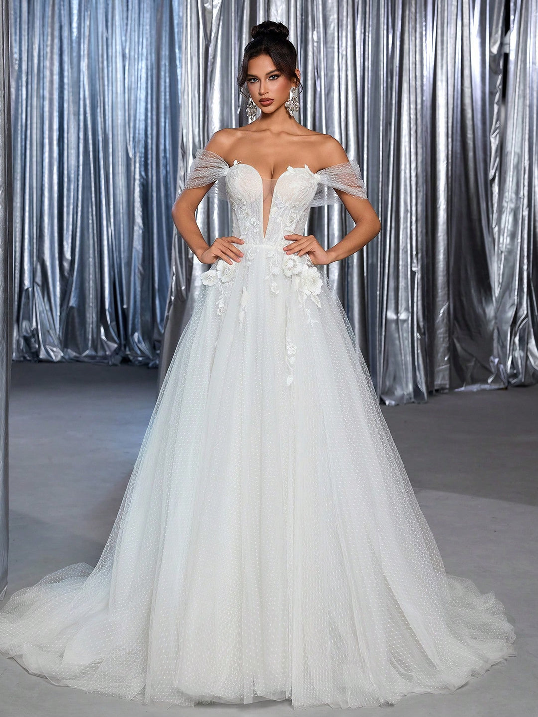 Rochie de mireasă SHEIN, alb