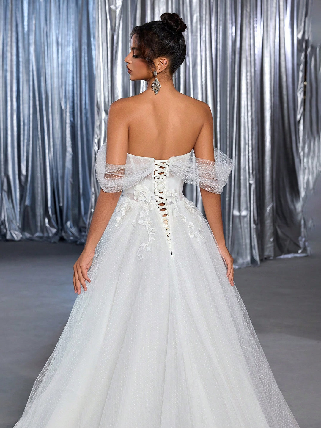 Rochie de mireasă SHEIN, alb