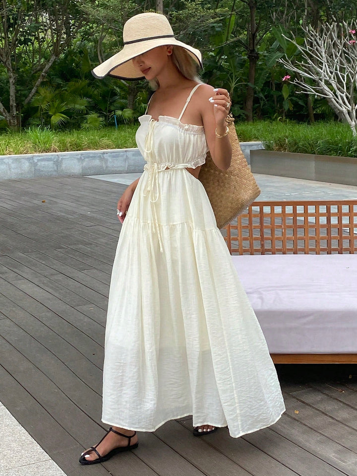 Rochie maxi SHEIN, portocaliu